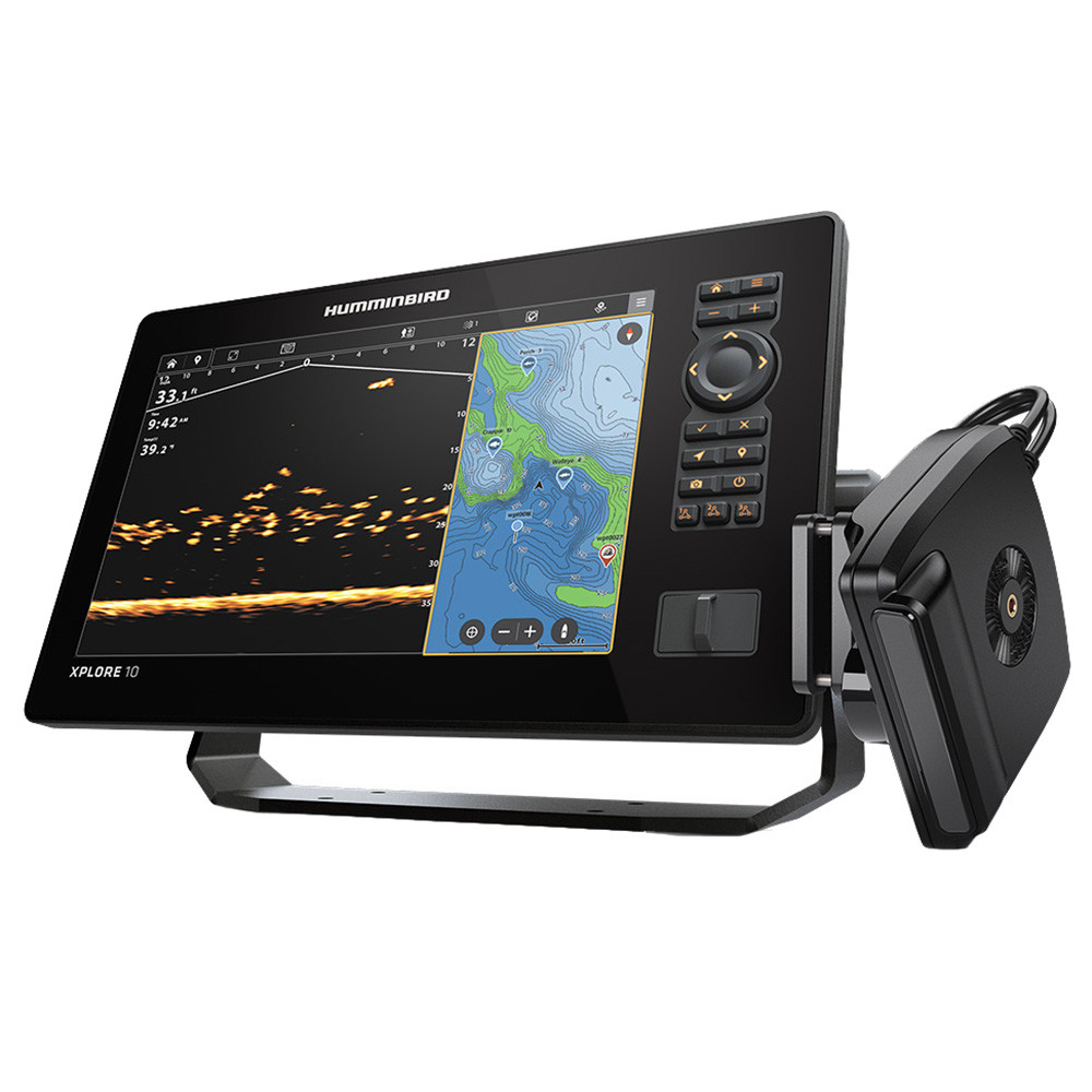 109803XL__04352 Humminbird ICE XPLORE 10 with MEGA Live 2 Bundle - Image 1
