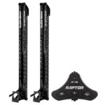 Minn Kota Raptor Bundle Pair - 8' Black Shallow Water Anchors w/Active Anchoring Footswitch Included [1810620/PAIR]
