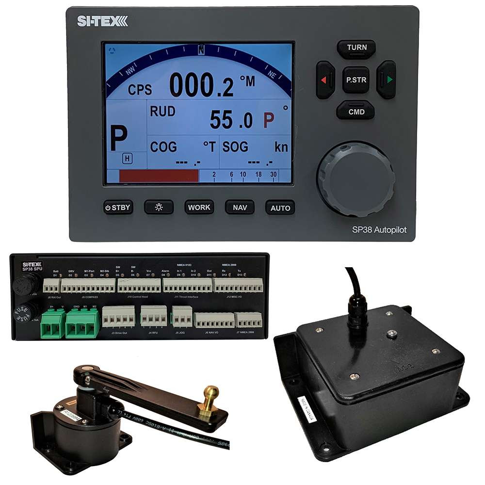SI-TEX-SP38-2-Autopilot-Core-Pack-Including-Flux-Gate-Compass-Rotary-Feedback-No-Pump-SP38-2_56283__83925 SI-TEX SP38-2 Autopilot Core Pack Including Flux Gate Compass Rotary Feedback, No Pump - Image 1