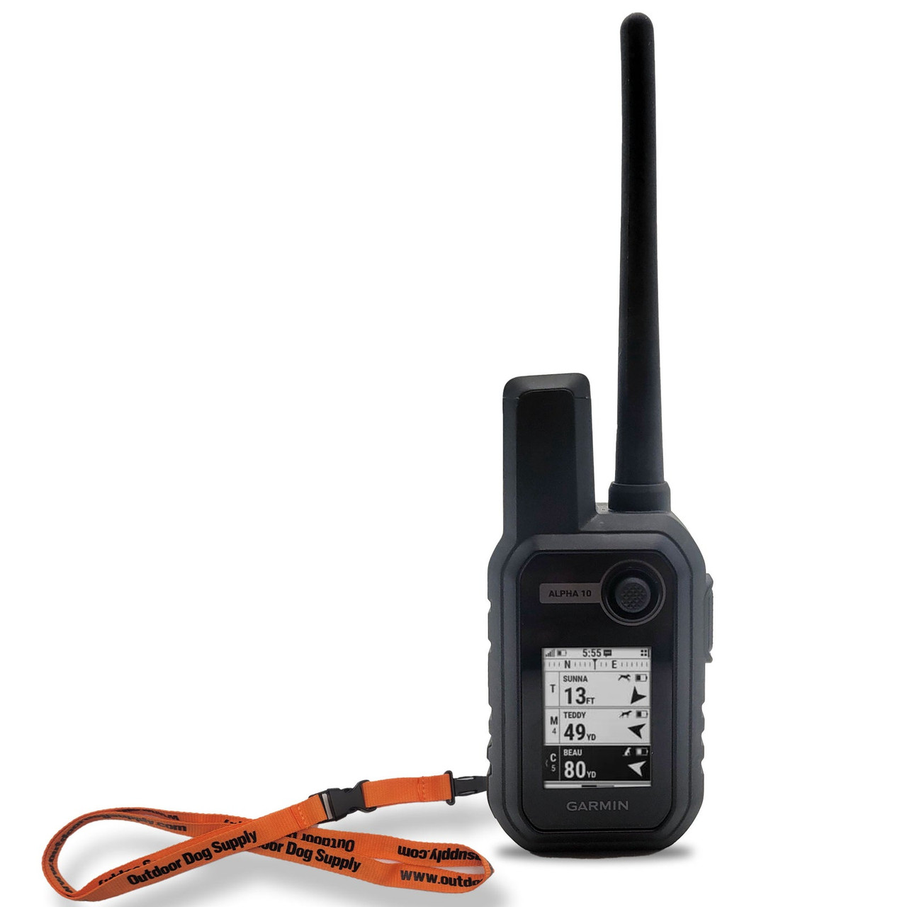 alpha-10-handheld-Front-Lanyard__32154 Garmin Alpha 10 Handheld - Image 1