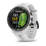 Garmin Approach S70 42mm White Ceramic Bezel with Powder Gray Silicone Band