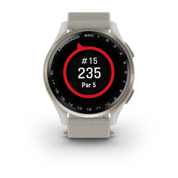 pd-01-lg__88912 Garmin Approach S50 Golf GPS Watch Ivory - Image 1