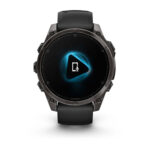 Garmin fenix 8 - 47mm AMOLED Sapphire, Carbon Gray DLC Titanium with Black/Pebble Gray Silicone Band - Image 3