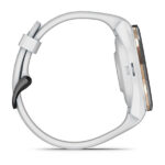 Garmin Approach S70 42mm White Ceramic Bezel with Powder Gray Silicone Band - Image 3